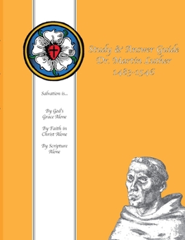 Paperback Study & Answer Guide Dr. Martin Luther 1483-1546 Book