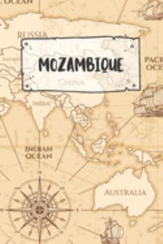 Mozambique: Dotted Travel Diary Notebook or Journey Dotted Grid Journal - Holiday Trip Pocketbook for Men and Women with Dots