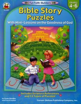 Paperback Bible Story Puzzles: Grades 4-6 Book
