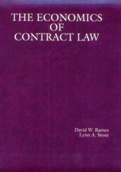 Paperback Barnes and Stout's Economics of Contract Law Book