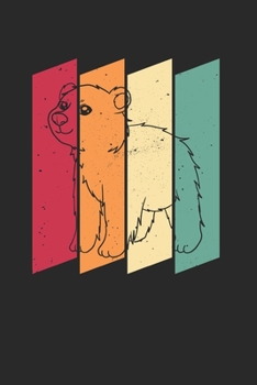 Bär Notizbuch: Bär Notizbuch für Liebhaber / Notizheft / Notizblock A5 (6x9in) Dotted Notebook / Punkteraster / 120 gepunktete Seiten (German Edition)