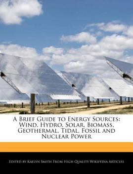 Paperback A Brief Guide to Energy Sources: Wind, Hydro, Solar, Biomass, Geothermal, Tidal, Fossil and Nuclear Power Book