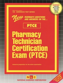 Spiral-bound Pharmacy Technician Certification Exam (Ptce) Book