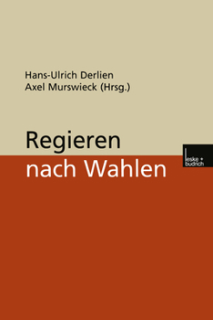 Paperback Regieren Nach Wahlen [German] Book