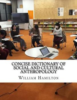 Paperback Concise Dictionary of Social and Cultural Anthropology Book