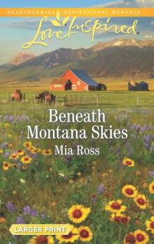 Mass Market Paperback Beneath Montana Skies [Large Print] Book