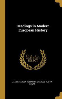 Hardcover Readings in Modern European History Book