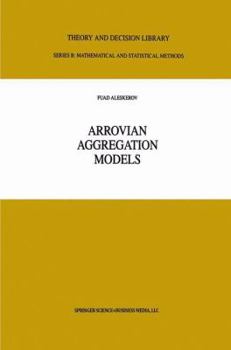 Paperback Arrovian Aggregation Models Book
