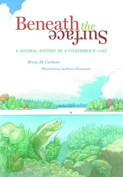 Hardcover Beneath the Surface: A Natural History of a Fisherman's Lake Book