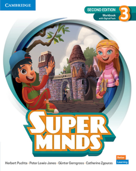 Paperback Super Minds Level 3 Workbook with Digital Pack British English Book