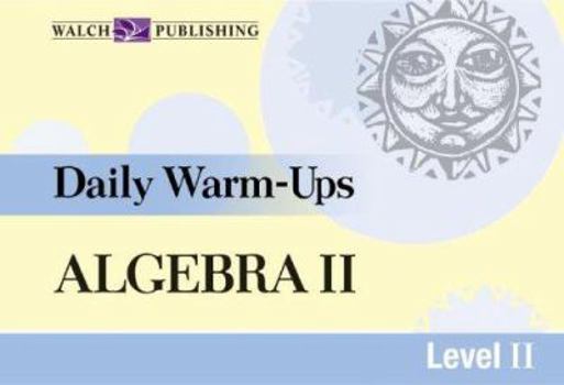 Paperback Daily Warm-Ups for Algebra II Book