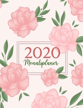 Monatsplaner 2020: 8.5 x 11 Inch Tagesplaner 2020 I Wochen- und Jahresplaner I Modernes Design, Jahreskalender I 1 Wochen auf 2 Seiten I Januar bis Dezember 2020 I Monatsplaner