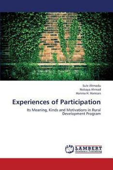 Paperback Experiences of Participation Book