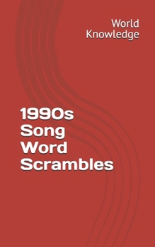 Paperback 1990s Song Word Scrambles Book