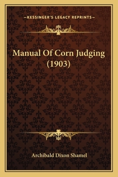 Manual of Corn Judging