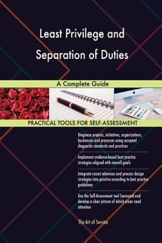Paperback Least Privilege and Separation of Duties A Complete Guide Book