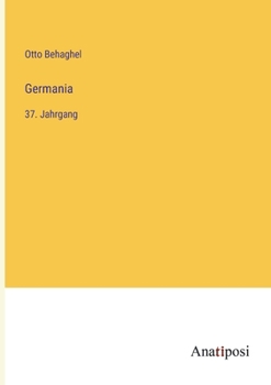 Paperback Germania: 37. Jahrgang [German] Book