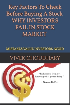 Paperback Why Investors Fail: Mistakes Value Investors Avoid Book