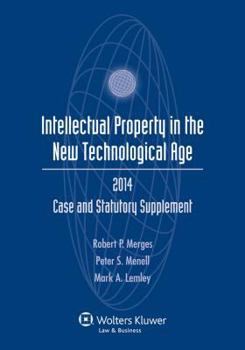 Paperback Intellectual Property New Technological Age 2014 Case & Stat Supp Book