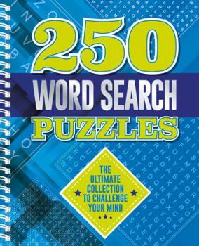 Spiral-bound 250 Word Search Puzzles Book