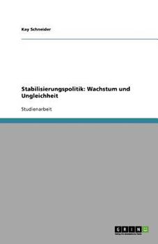 Paperback Stabilisierungspolitik: Wachstum und Ungleichheit [German] Book