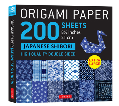 Misc. Origami Paper 200 Sheets Japanese Shibori 8 1/4 (21 CM): Extra Large Tuttle Origami Paper: Double-Sided Sheets (12 Designs & Instructions for 6 Projec Book