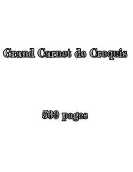Paperback Grand Carnet de Croquis: 500 pages. [French] Book
