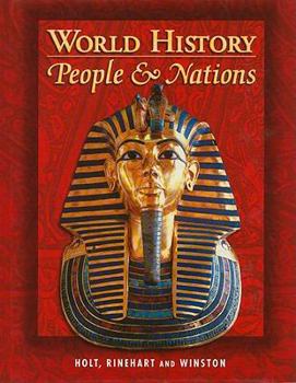 Hardcover Holt World History: People and a Nation: Student Edition Grades 9-12 2000 Book