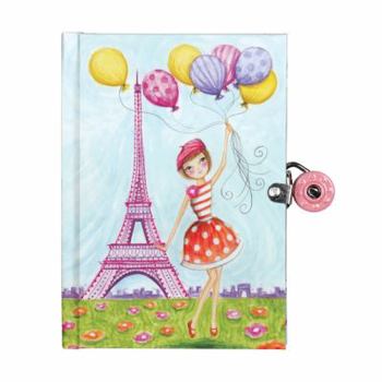 Diary J 'adore Paris! Locked Diary Book