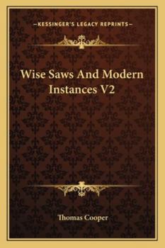 Paperback Wise Saws And Modern Instances V2 Book