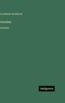 Hardcover Annales: Annales [French] Book