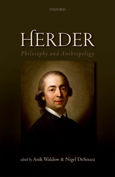 Hardcover Herder: Philosophy and Anthropology Book