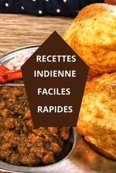 Paperback Recettes Indiennes Faciles et Rapides [French] Book