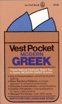 Paperback Vest Pocket Modern Greek Book