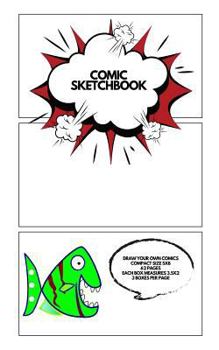 Paperback Comic Sketchbook: Draw Your Own Comics Book