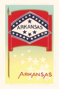 Paperback Vintage Journal Arkansas State Flag Book