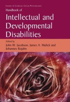 Hardcover Handbook of Intellectual and Developmental Disabilities Book