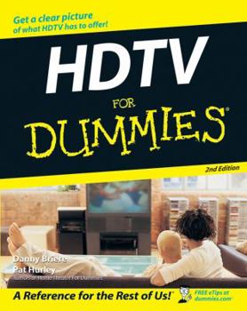 Paperback HDTV for Dummies Book