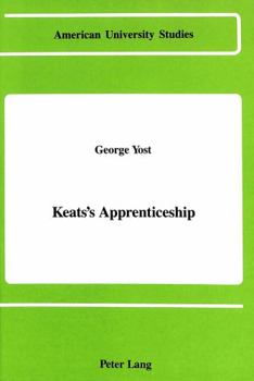 Hardcover Keats's Apprenticeship Book