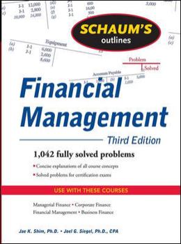 Paperback Schaum's Outline of Financial Management Book