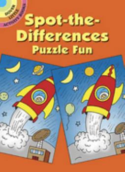 Paperback Spot-The-Differences Puzzle Fun Book