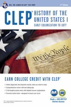 Paperback Clep(r) History of the U.S. I Book + Online Book
