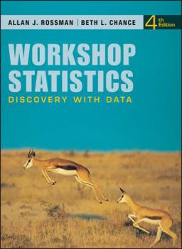Hardcover Workshop Statistics: Discovery with Data Book
