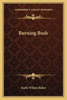 Paperback Burning Bush Book