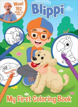 Paperback Blippi: My First Coloring Book