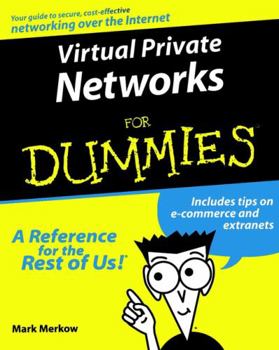 Paperback Virtual Private Networks for Dummies Book