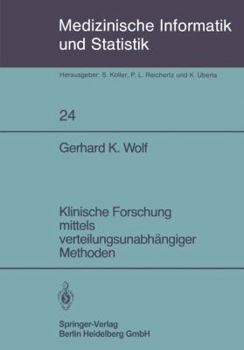 Paperback Klinische Forschung Mittels Verteilungsunabhängiger Methoden [German] Book