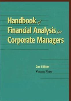 Hardcover Handbook Financial Analysis Corporate Manager Book