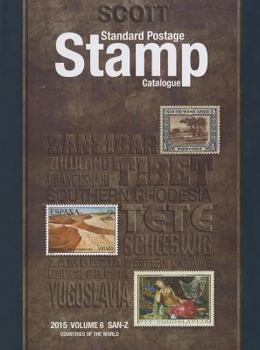 Paperback Scott 2015 Standard Postage Stamp Catalogue Volume 6 Countries of the World San-Z Book