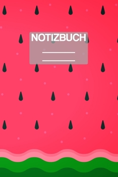 Paperback Notizbuch A5 Muster Wassermelone Kerne: - 111 Seiten - EXTRA Kalender 2020 - Einzigartig - Dotgrid - Dotted - Punktraster - Geschenk - Geschenkidee [German] Book